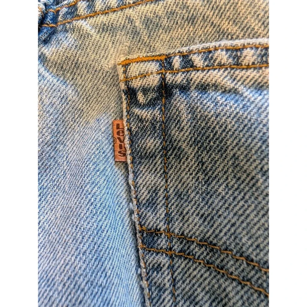 VTG Levi’s 545 Signature Loose Fit Jeans Mens 34x31 Baggy Light Wash Bronze Tab